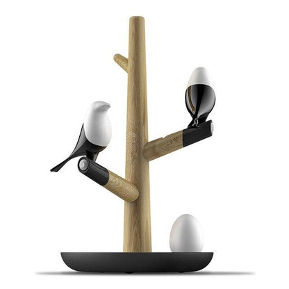 Magpie Bird Usb Charger Night Light Intelligent Vibration Induction Led Desk Lamp Small Eggs Led Light Home Decor Lamp Gifts