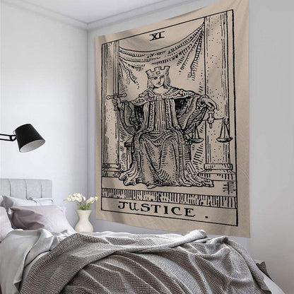 Mandala Tapestry Tarot Card  Wall Hanging Astrology Divination Witchcraft Room Decor Bedspread Throw Cover Sun Moon Wall Decor