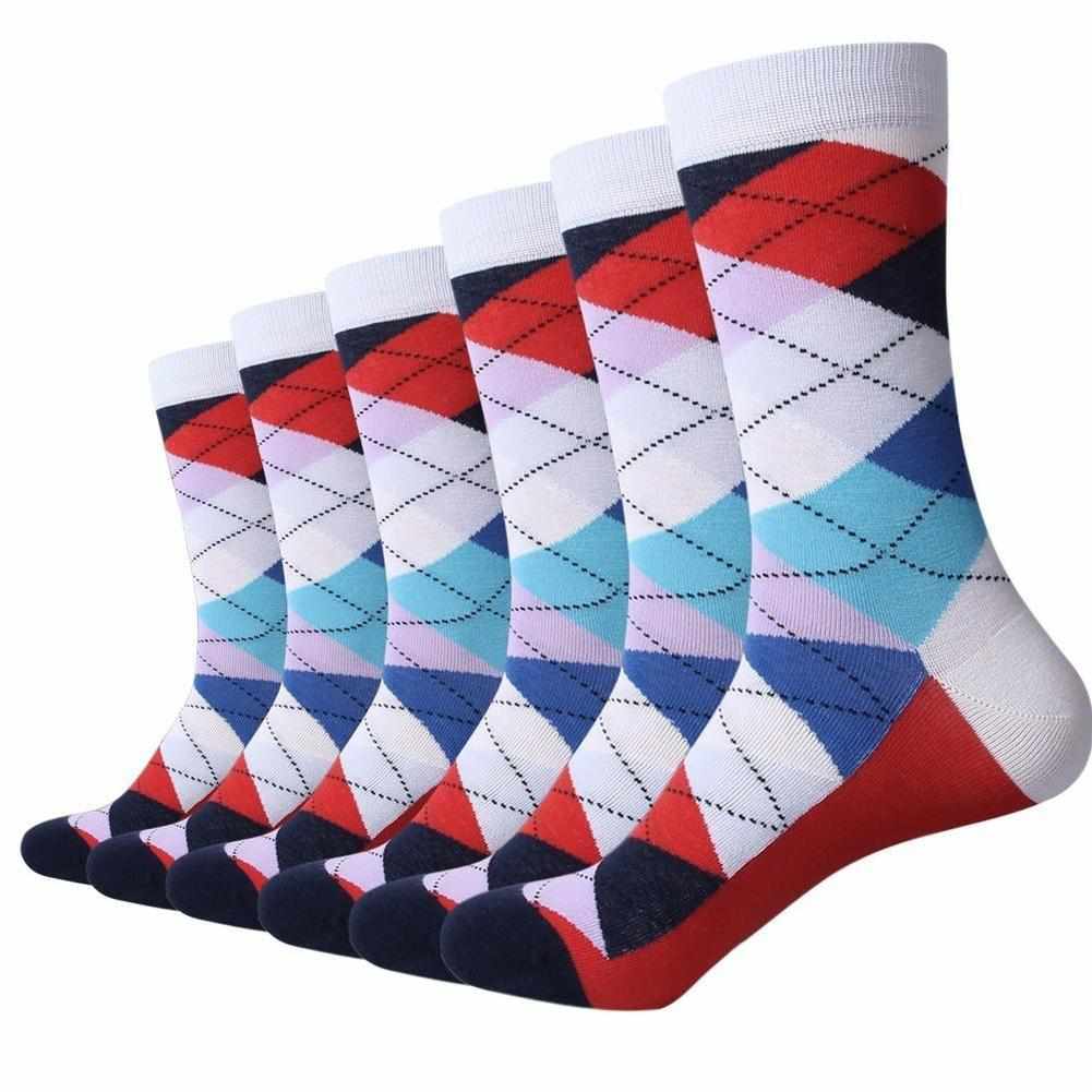 Sky Madrid Diamond Socks
