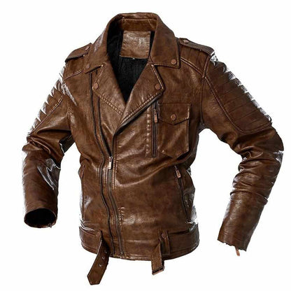 Saint Morris Leather Biker Jacket