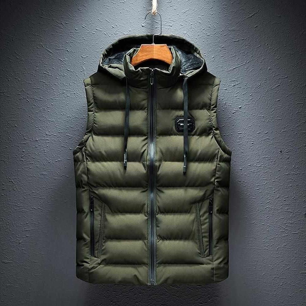 Sky Madrid Hooded Pocket Vest