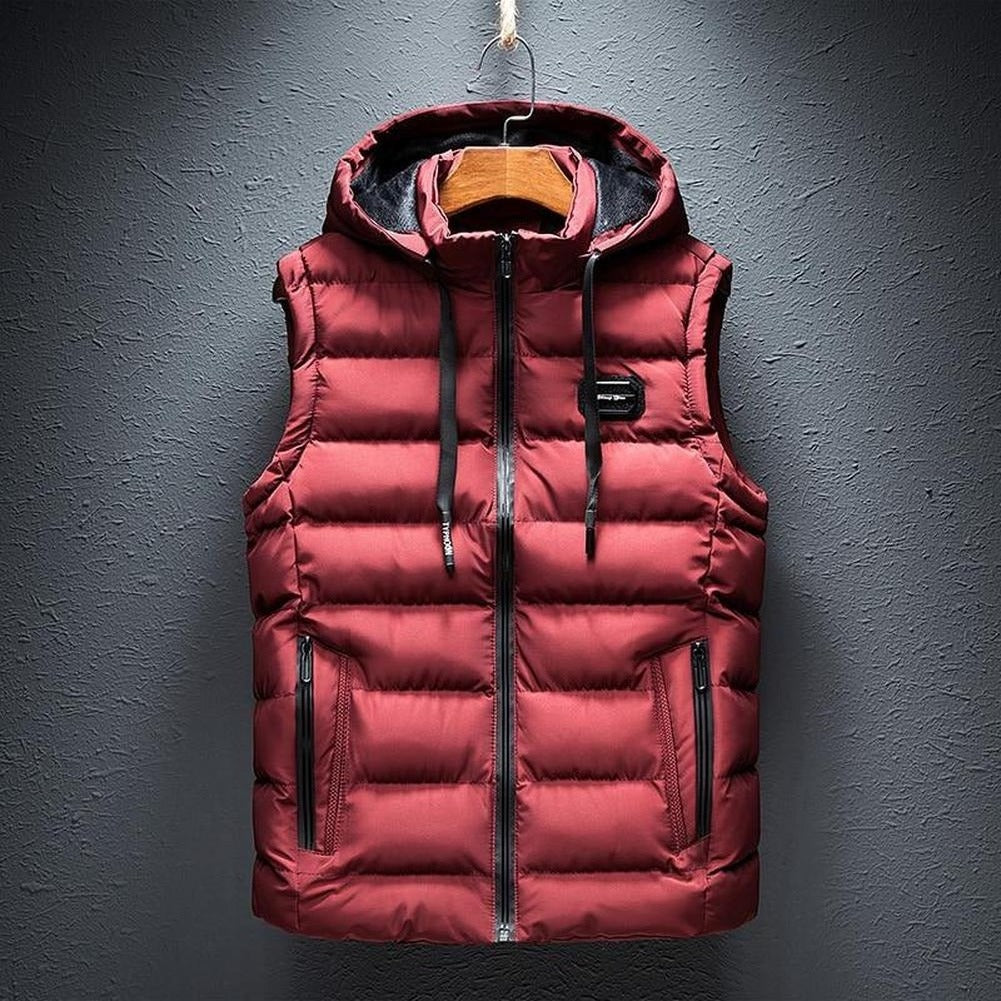 Sky Madrid Hooded Pocket Vest