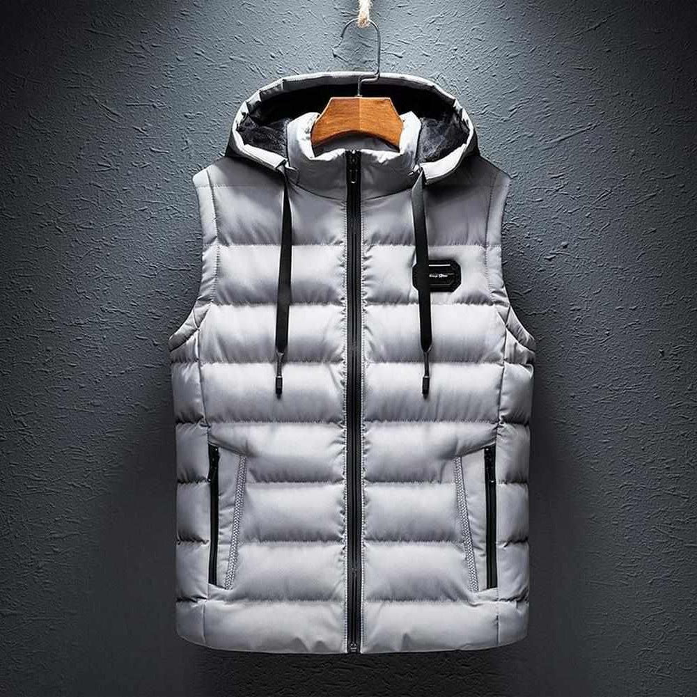 Sky Madrid Hooded Pocket Vest