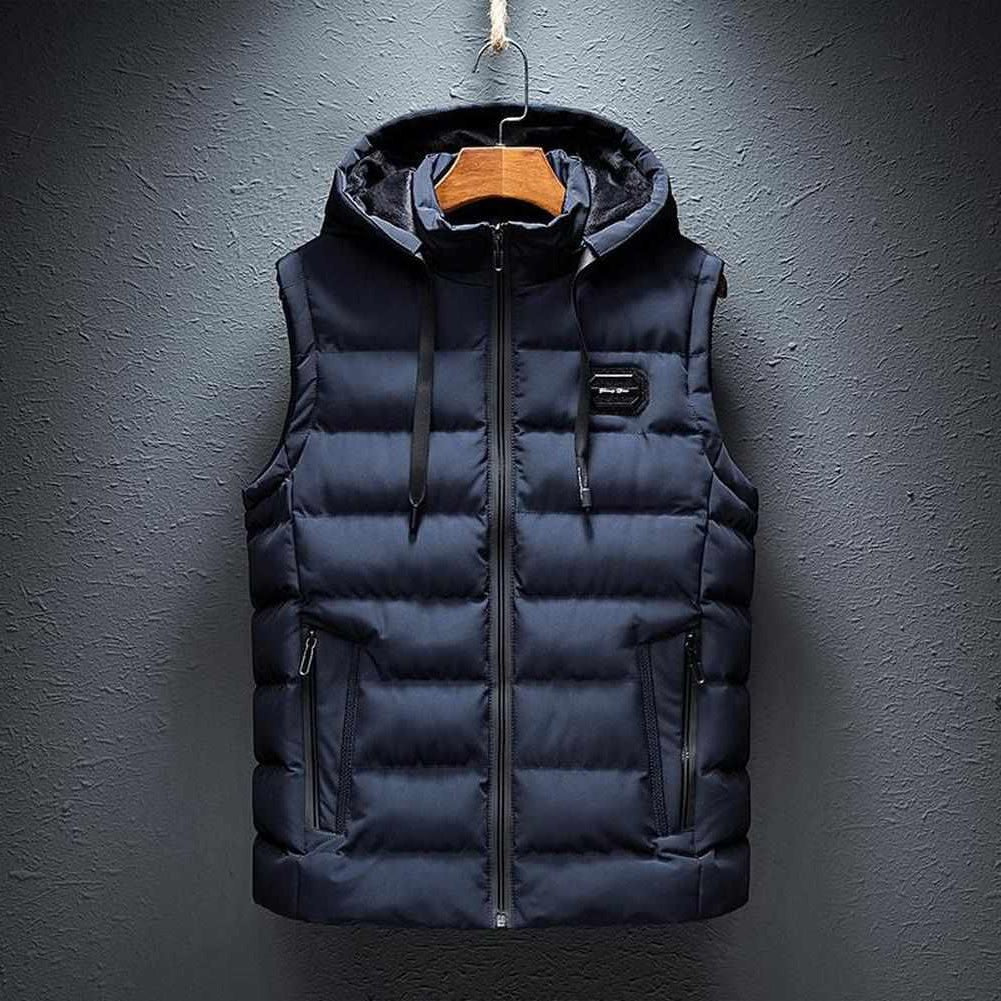 Sky Madrid Hooded Pocket Vest