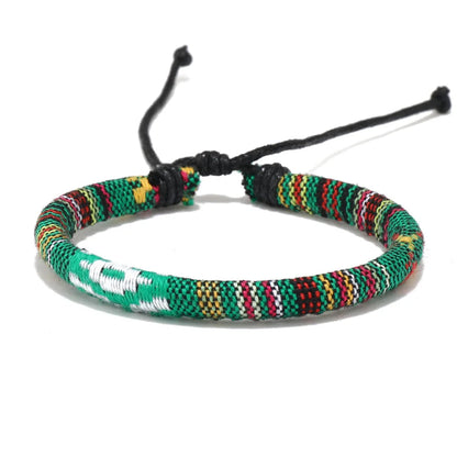 Nepal Ethnic Bohemia Rope Bracelet Men Women Fabric Fil Tissu Bracelet For Men Wristbands Pulseras Hilo Tela Hombre