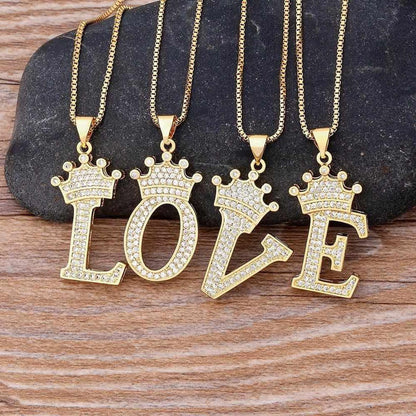Saint Morris Royal Initial Necklace