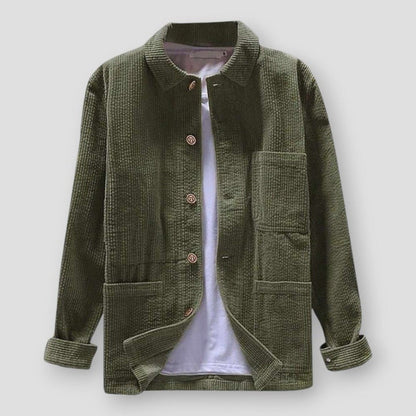 North Royal Casual Corduroy Long-Sleeve Shirt
