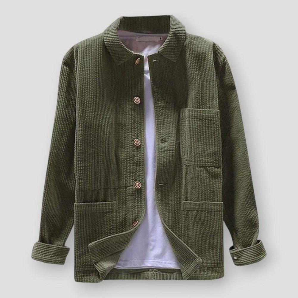 North Royal Casual Corduroy Long-Sleeve Shirt