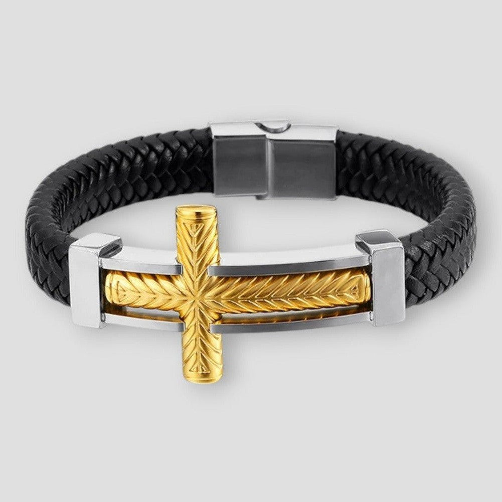 North Royal Lorain Cross Charm Bracelet