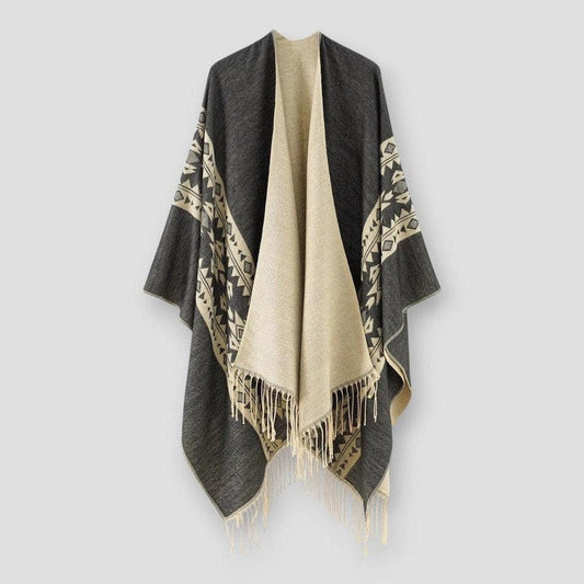 North Royal Merced Tassel Poncho