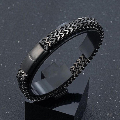 North Royal Orono Steel Curb Chain Bracelet