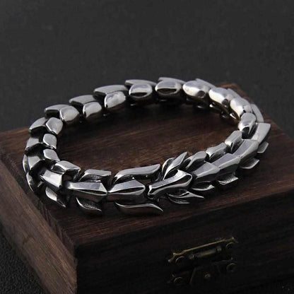 North Royal Ouroboros Chain Bracelet