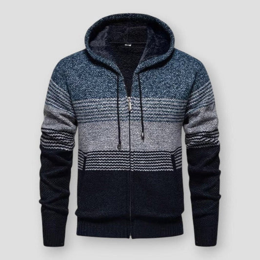North Royal Rogers Hooded Knitted Sweater