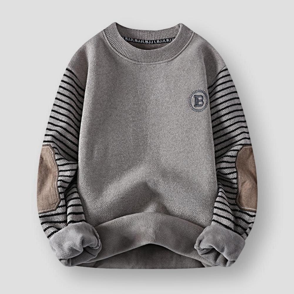 North Royal Striped Fleece Pullover