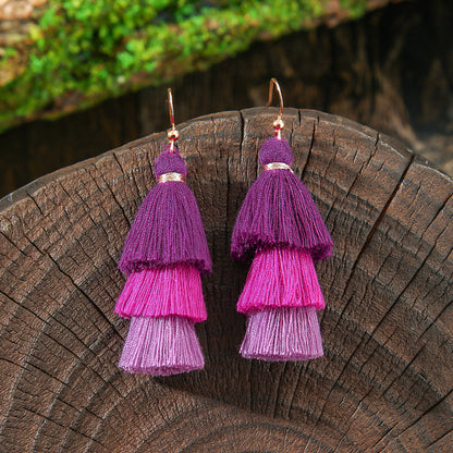 Bohemian Tassel Earrings Handmade for Travel and Vacation