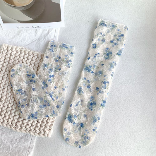 Rufia -  Garden Series Lace Loose Socks