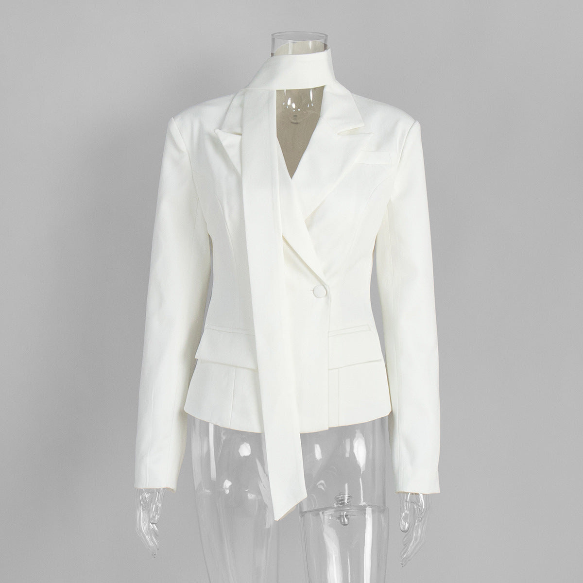 Women’s Tailored Blazer Elegant Casual Jacket