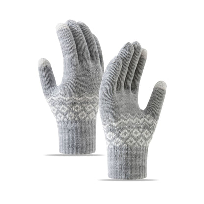 Winter Warm Knitted Touchscreen Gloves for Women