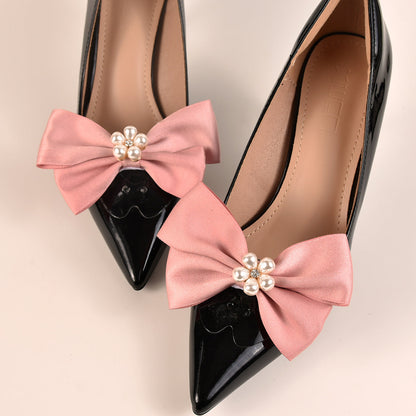 White Butterfly Alloy Shoe Clips for Wedding Accessories