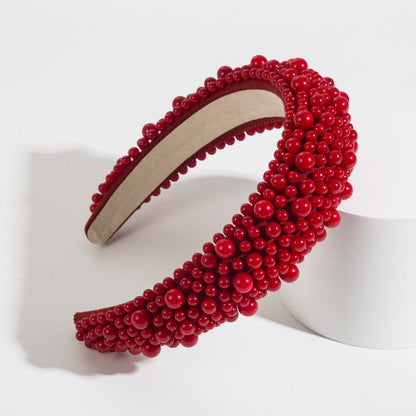 Baroque Pearl Headband Handmade Cute Hair Accessory