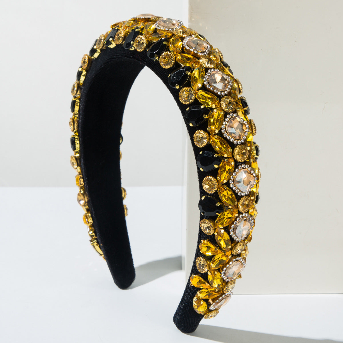 Baroque Wide Velvet Headband Vintage Elegant Hair Accessory