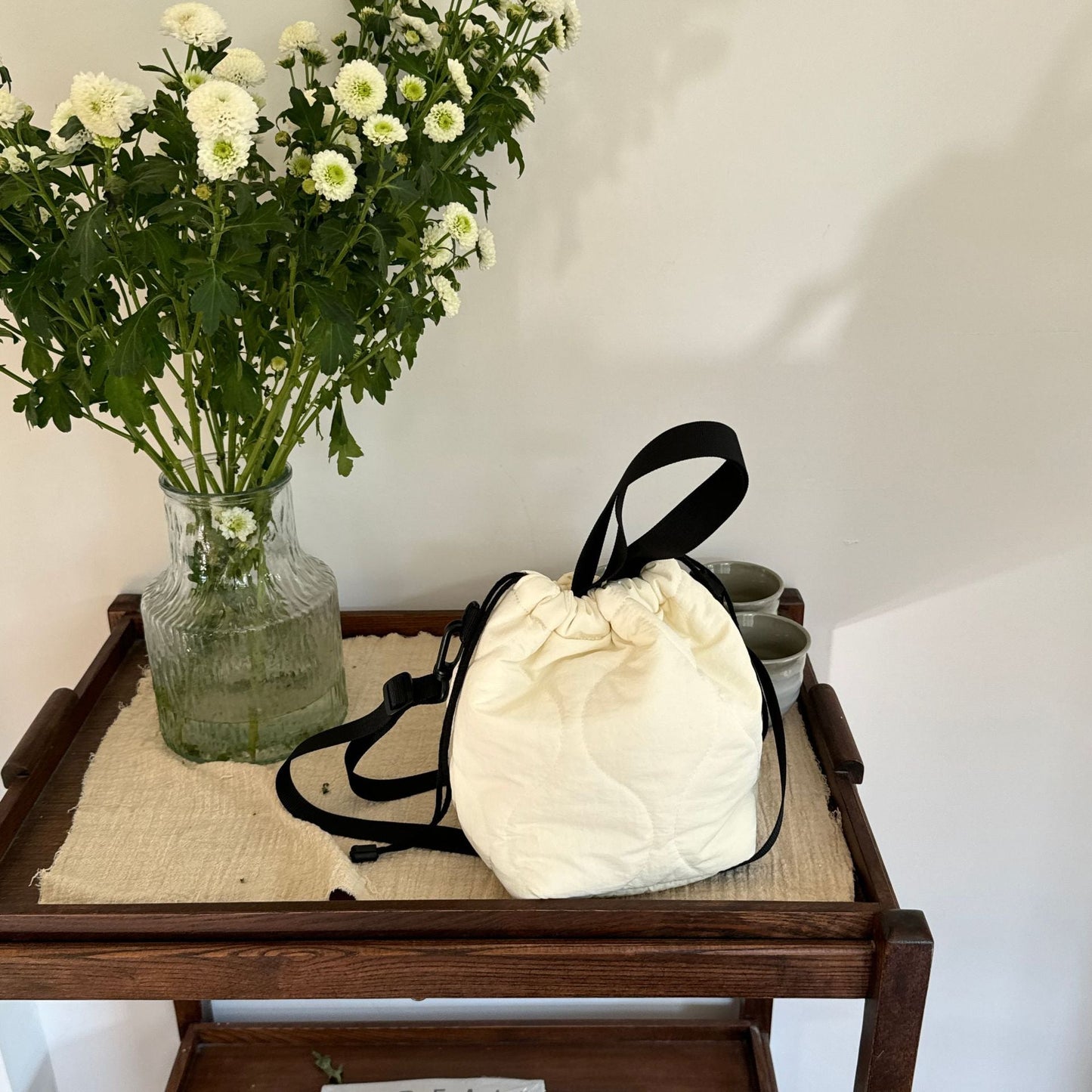 Casual Solid Color Minimalist Bucket Bag