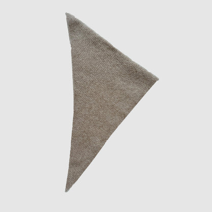 Handcrafted Triangle Wool Blend Scarf for Winter
