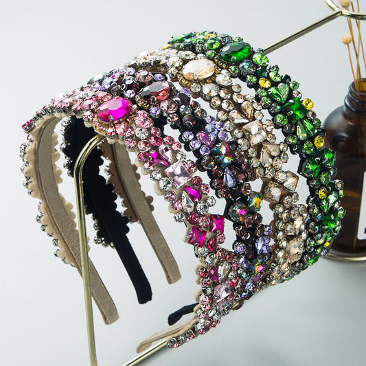 Baroque Style Floral Headband Elegant Hair Accessory