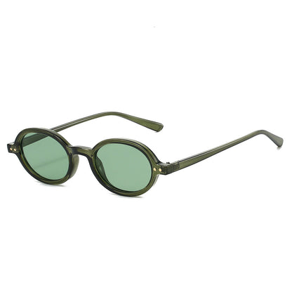 Retro Oval Sunglasses for Women Stylish UV400 Protection