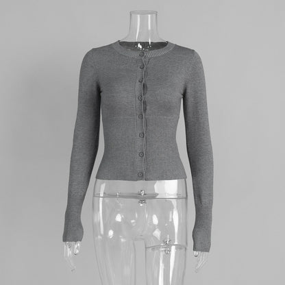 Knitted Cardigan Stylish Casual Long Sleeve Top