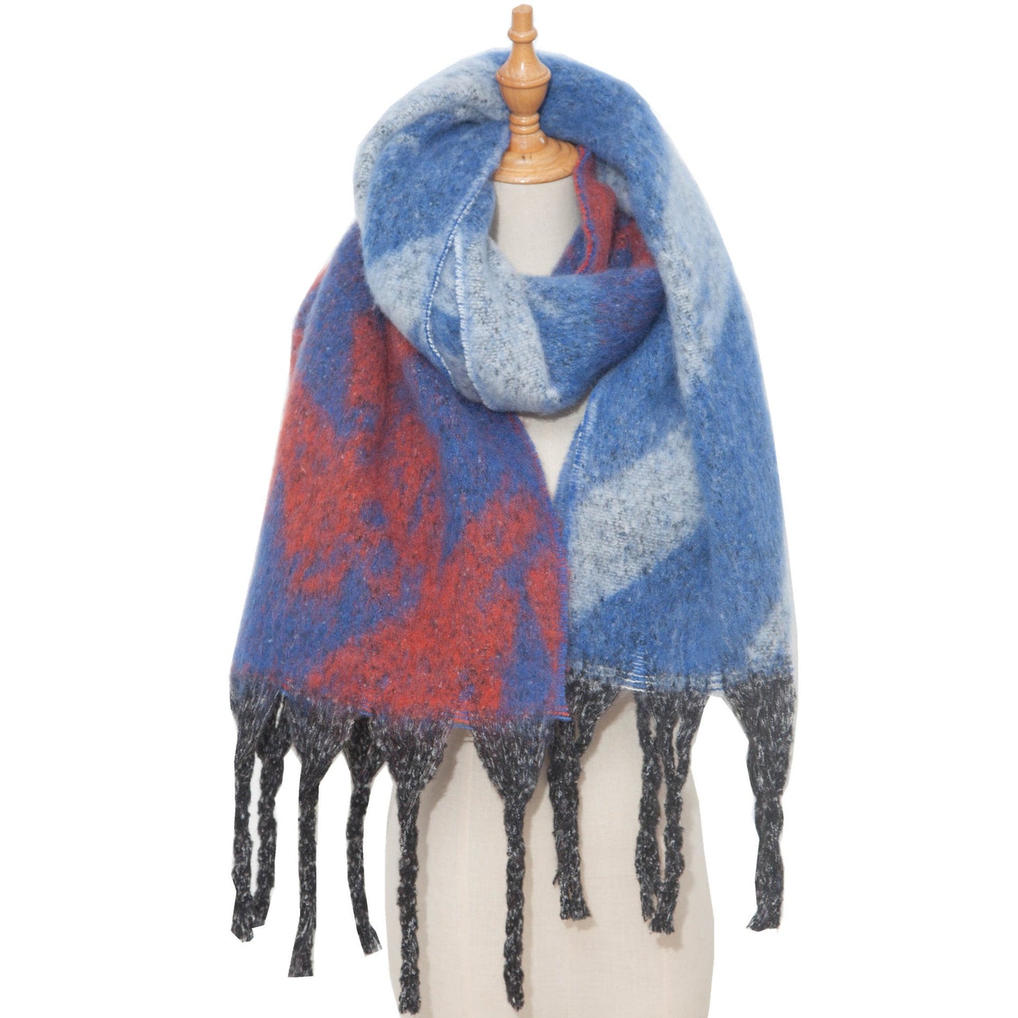 Patchwork Color Star Print Scarves