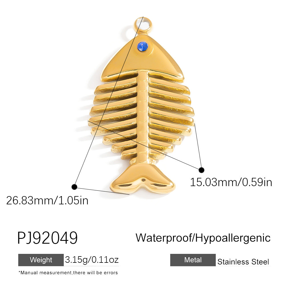 Bohemian Style Stainless Steel Beach Pendant Necklace