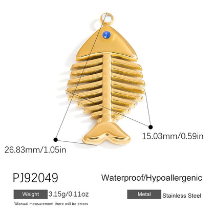 Bohemian Style Stainless Steel Beach Pendant Necklace