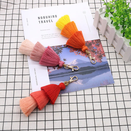 Koco - Handmade Cotton Rope Tassel Keychain