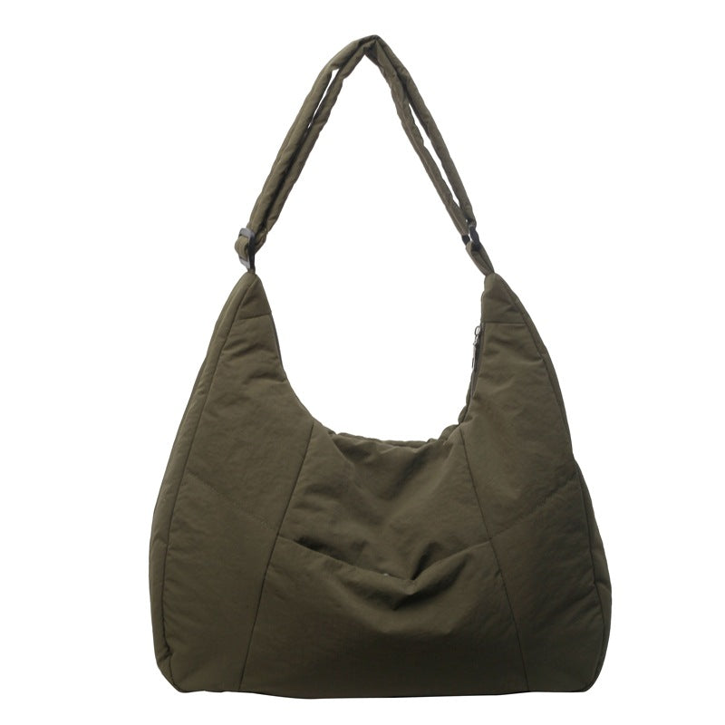 Casual Nylon Tote Quilted Crossbody Bag