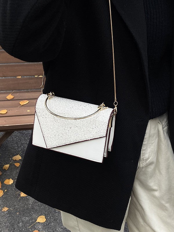Trendy Sequin Mini Handbag Stylish Shoulder Bag