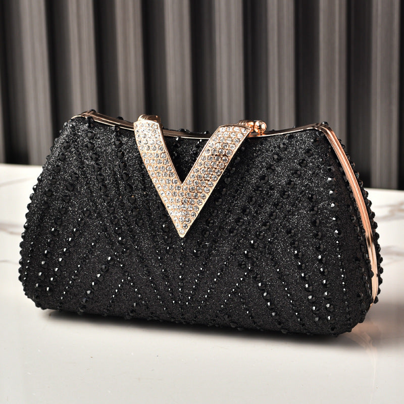 Rhinestone Evening Clutch Luxury Party Bag