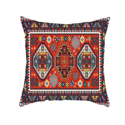 Retro Bohemi Dutch Velvet Square Pillow Cover Cushion Car Sofa Bed Sleeping Throw Pillow Customization