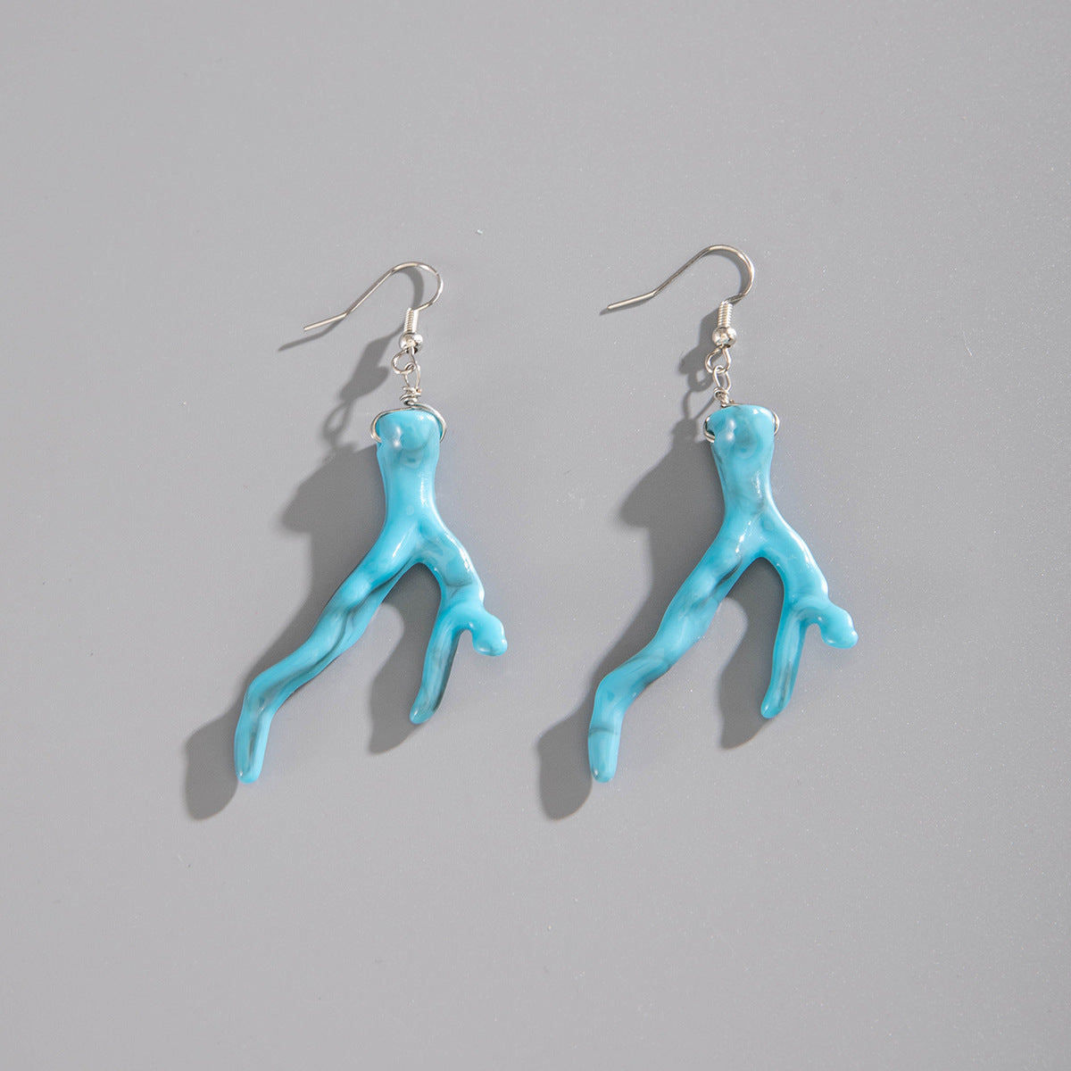 Bohemian Resin Starfish Earrings Ocean-Inspired Jewelry
