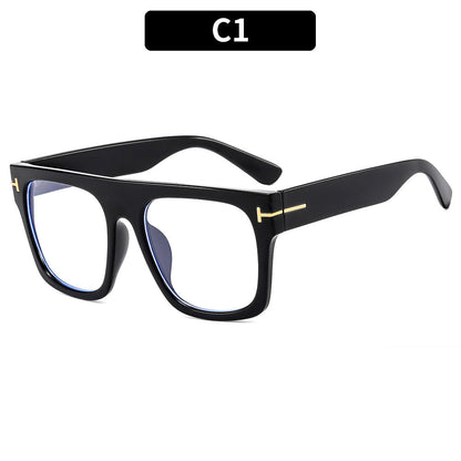 Trendy Large Frame Anti-Blue Light Glasses for Men and Women