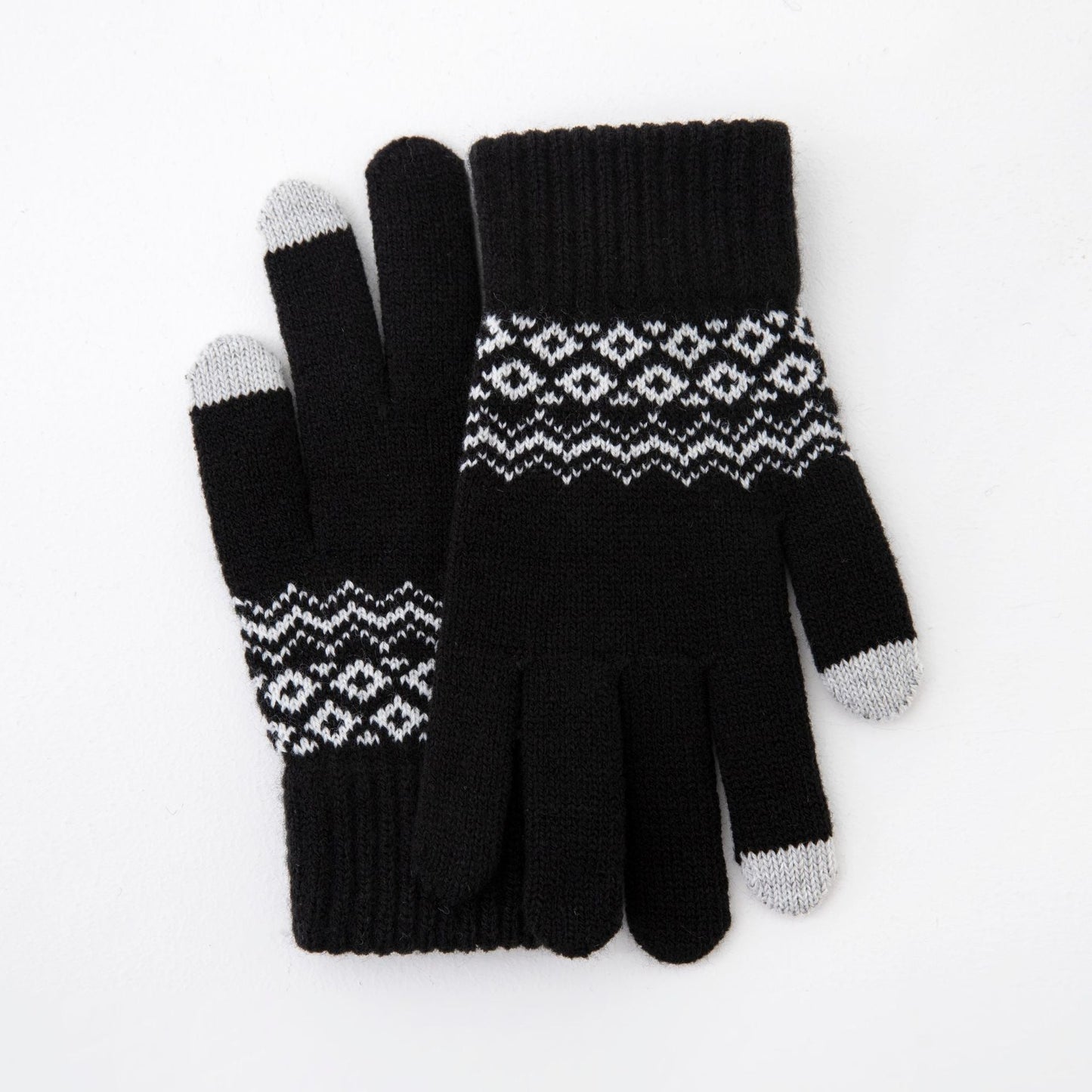 Winter Touchscreen Gloves Warm Acrylic Knitted Cycling Gloves