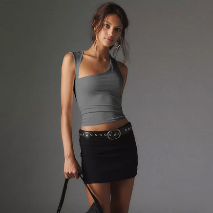 Sexy Hollow Backless Sleeveless Top for Women