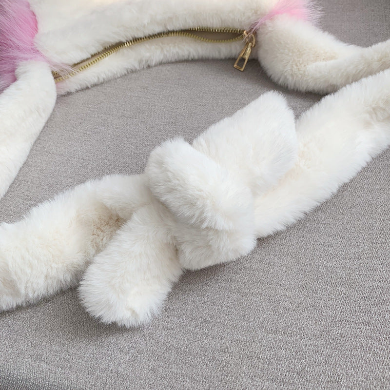 Cute Fuzzy Star-shaped Crossbody Shoulder Bag