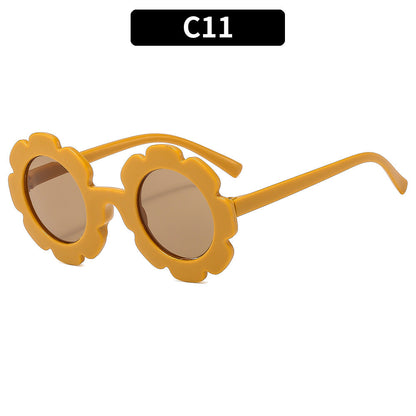 Colorful Children’s Classic Sunflower Sunglasses Cute UV Protection
