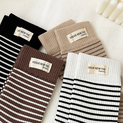Rufia - Striped Mid-Calf Socks