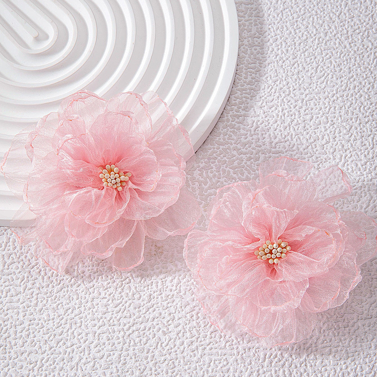Floral Tassel Drop Earrings Elegant Gift For Women