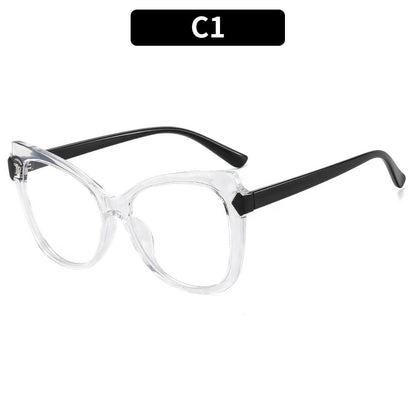 Cat-Eye Blue Light Blocking Glasses TR90 Colorful Frame Fashionable Eyewear