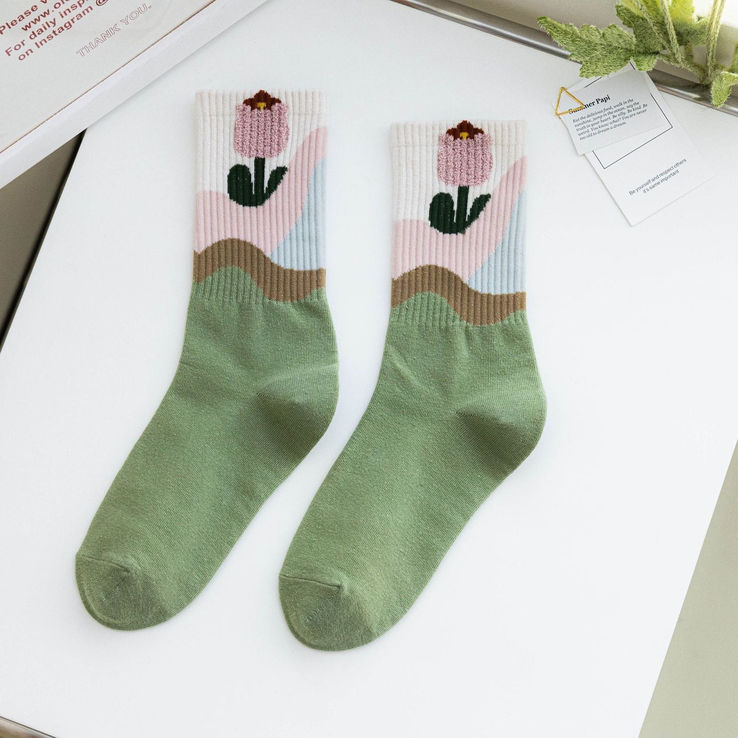Rufia - Adorable Floral Socks