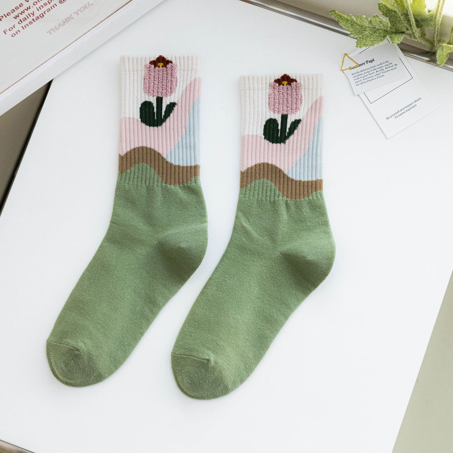 Rufia - Adorable Floral Socks