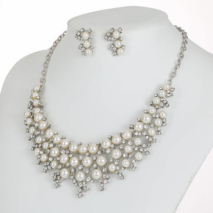 Elegant Vintage Pearl Necklace Set for Women